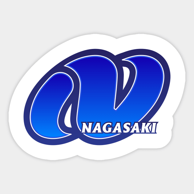 Nagasaki Prefecture Japanese Symbol Sticker by PsychicCat
